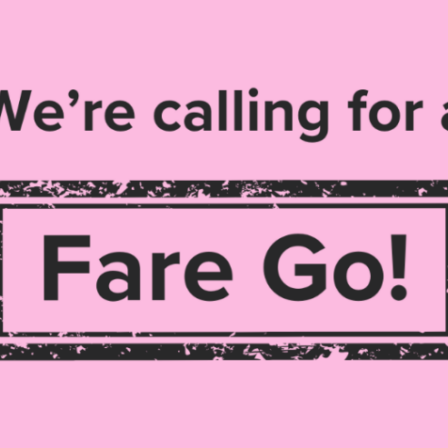 Guide Dogs calls for a FARE GO!